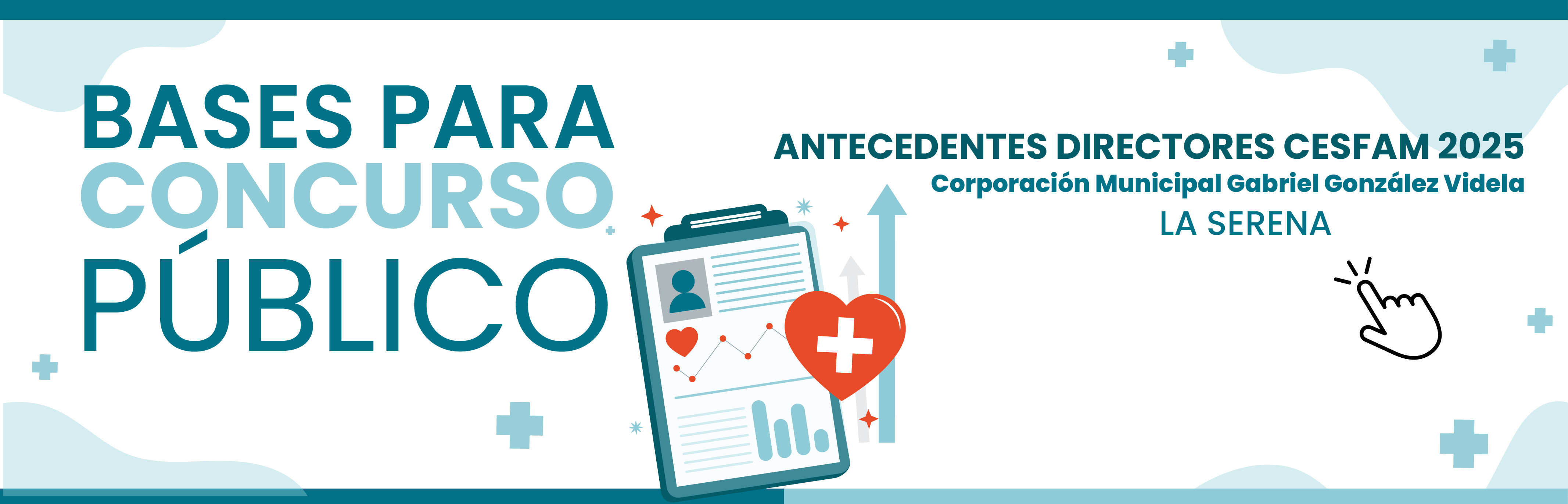 Salud municipal, banner informativo